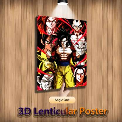 Póster lenticular 3D de Dragon Ball