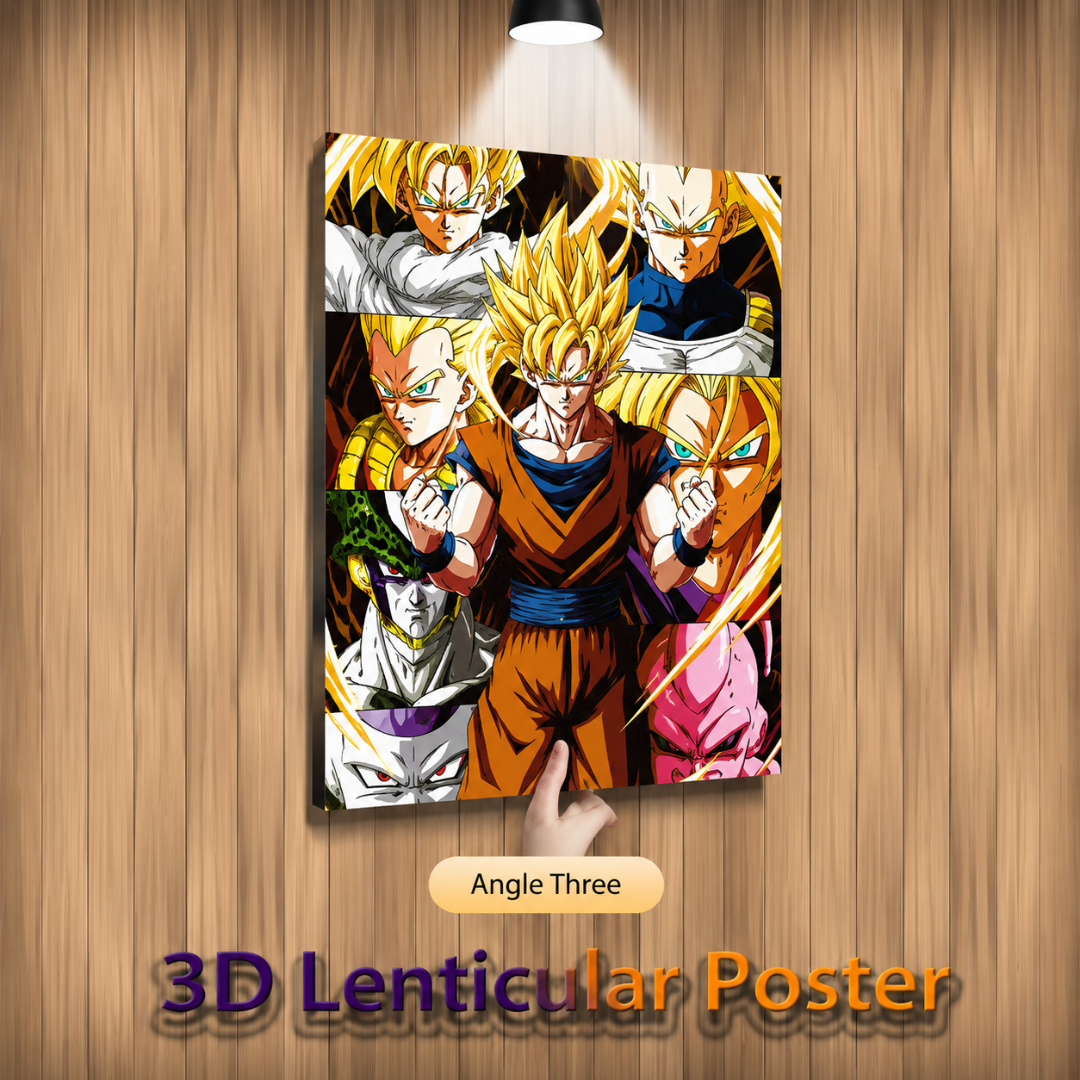Póster lenticular 3D de Dragon Ball